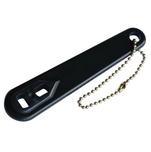 Wrench Cylinder Plasic With Chain For Small Oxygen Cylinder (1/EA 25/CS) by MADA Medical Products, Inc.  ID 167WR